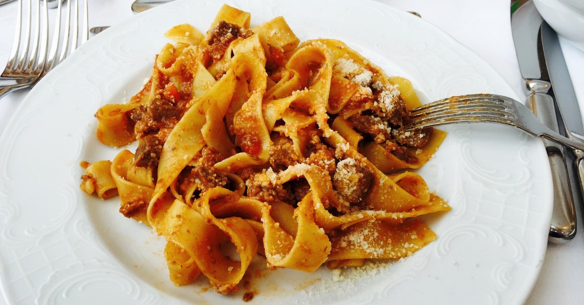What to do in Bologna Italy in a day - Tagliatelle al ragù