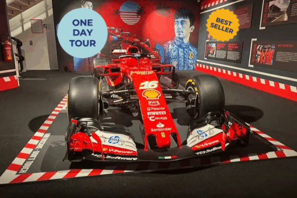 Ferrari Full Day Tour from Bologna_ Explore Museums, Factory & F1 Simulator